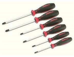 CIMCO 117145 Sada křížových šroubováků (6 ks)