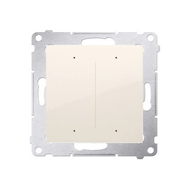 Ovladač osvětlení SIMON DEW2W.01/41, tlačítkový (přístroj s krytem), Switch D, Wi-Fi, krémová