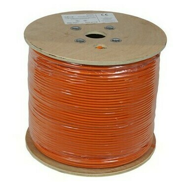 TELEX KLEXI66A904H LEXI-Net kabel Cat 6A S/FTP LSOH licna (Dca) 27 AWG 500m cívka, oranžový plášť