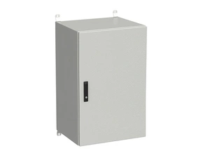 Rozvaděč nástěnný SOLARIX LC-20-21U-65-22-G, 19", 21U, 600x500 mm, plechové dveře, zámek, venkovní