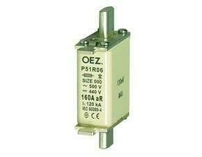 Pojistková vložka pro jištění polovodičů OEZ:06632 P51R06 6A gR, Un AC 690 V / DC 440 V, velikost