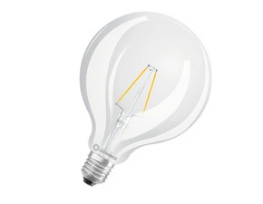LED žárovka globe LEDVANCE LED G12525 2.5W 827 FILCL E27 P, čiřá