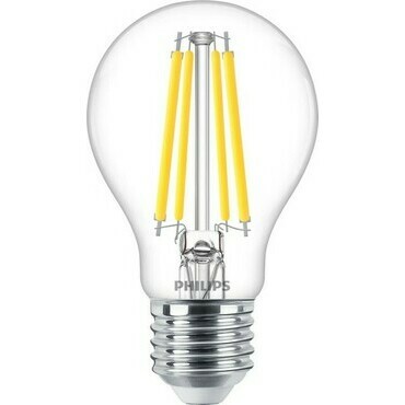 LED žárovka Philips MASTER Value Bulb D 7.8-75W E27 940 A60 CL G, Stmívatelná, čirá