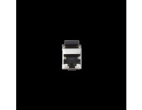Konektor datové zásuvky SIMON 75541-39, RJ45 kat. 5e, stíněný (FTP), nerezová ocel