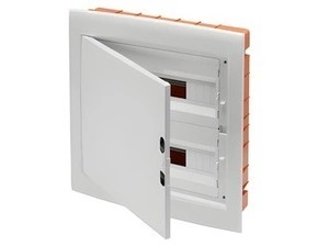 Rozvaděč zapuštěný GEWISS GW40889BS, 36m (18x2) ip40, bílá, 1ks svorkovnice n/pe