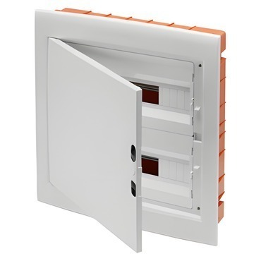 Rozvaděč zapuštěný GEWISS GW40889BS, 36m (18x2) ip40, bílá, 1ks svorkovnice n/pe