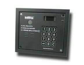 Tablo zvonkové LASKOMEX CP 2503P, podsvětlená klávesnice, LED displej, černé