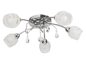 Svítidlo stropní RABALUX 2622 MELISSA chromová E14 5x MAX 60W