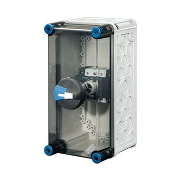 HEN Mi 7103 Rozvodnice s vypínačem 63A/3, uzamykatelná rukojeť,  5 pólová, IP 65