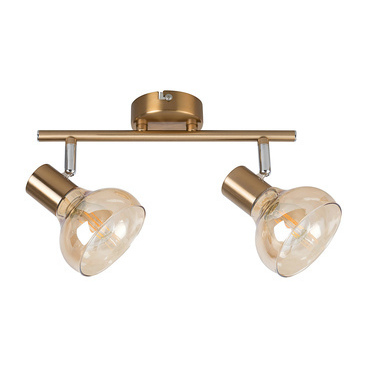 Svítidlo RABALUX 5547 HOLLY antická zlatá E14 2x MAX 40W