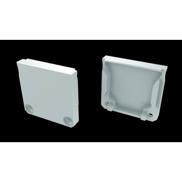 Koncovka profilu GREENLUX EC-PROFIL DILEDA WHITE ALU (12-0191-11)