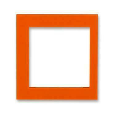 Kryt rámečku ABB Levit 3901H-A00255 66, oranžová, s otvorem 55x55, krajní