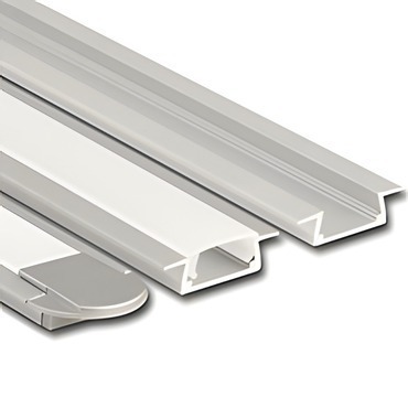 Profil vestavný MC LED VR, 22x7 mm, včetně mléčného difuzoru, 2 m