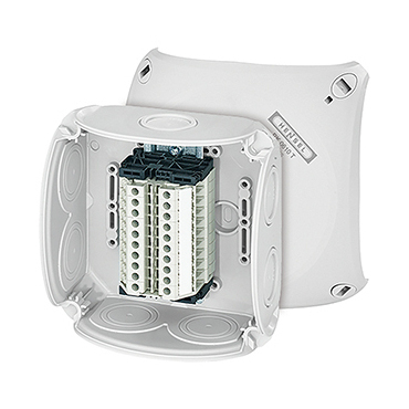 HEN RK 0610 T Krabicová rozvodka s 10x řadovou svorkou 4mm2, IP 66