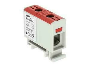 MOREK MAA1050R10 Univerzální řadová svorka OTL 50-1xAl/Cu 1,5-50mm2 1000V červená