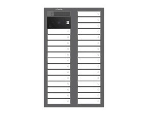DV SYSTEM: 26 až 29 tlačítek + KAMERA + BOD Lite: čtečka RFID čipů MIFARE 13,56MHz (4M+4M) - Do zdi