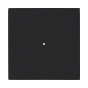 HAG 75161092 Senzor, tlačítkový, 1-násobný, B.IQ, sklo, černá