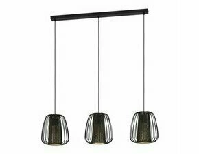 Svítidlo závěsné EGLO HL 3 E27 SW SCHWARZ-GOLD CURASAO