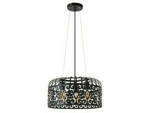 Závěsné svítidlo Alessandra matná černá E27 3×60W RABALUX 2158