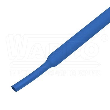 wpr5551 WST2-064-06-2 slabostěnná tepl. smršť. trubice, 2:1, 6,4 / 3,2 mm (1/4"), modrá, samozhášivá