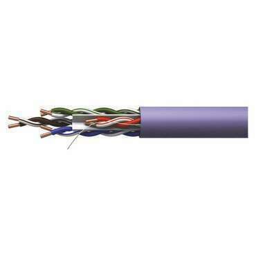 Kabel datový EMOS S9132, CAT6, UTP, LSOH, Dca, 305m, fialový