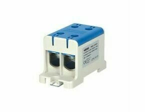 EL 1006623 Svorka univerzální UK 95/2 N, 245A, 1pól., AL/CU, krytá, modrá, na DIN/panel (bal.90)