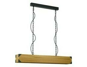 Svítidlo závěsné EGLO HL 4 E27 SCHWARZ FICHTE HARBOROUGH