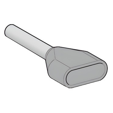SCHN AZ5DE025 Dvojitá kabelová koncovka 2,5 mm2