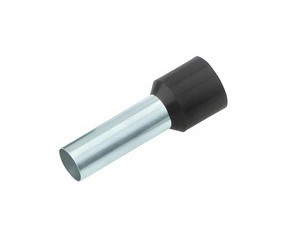CIMCO  187012 Izolovaná dutinka Cu 1,5/8 mm, černá (100 ks)