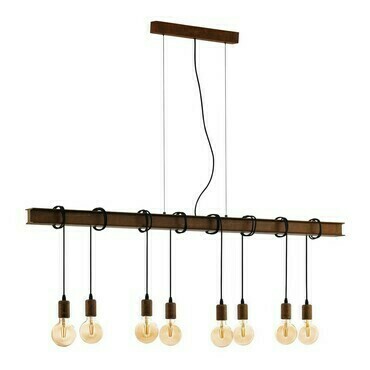 Svítidlo závěsné EGLO HL 8 E27 BRAUN-ANTIK TOWNSHEND 4