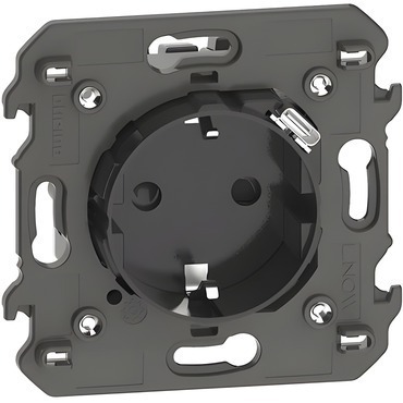 LEG KG4141USB LNOW 2P+T USB SCHUK ŠRO ČERNÁ