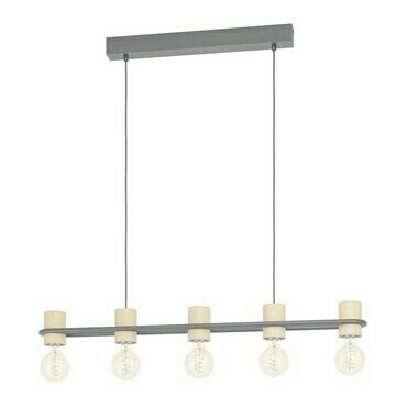 Svítidlo závěsné EGLO HL 5 E27 SCHWARZ HOLZ CHIEVELEY