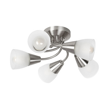 Svítidlo stropní RABALUX 5691 CONNOR saténová chromová E14 5x MAX 40W