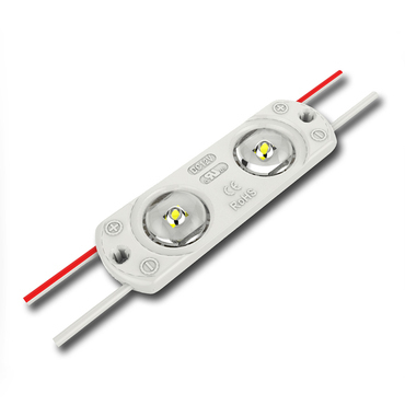 LED modul MC LED 2x SMD2835, 0,8 W, 12 V, 67 mA, 6550 K, vyzařovací úhel 170°, IP65