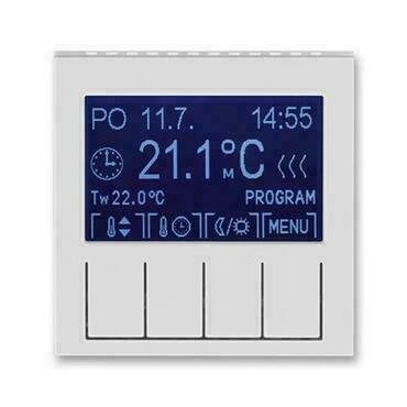 Termostat univerz. ABB Levit 3292H-A10301 16, , šedá/bílá, program. (ovl. jedn.)