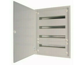 Rozvodnice zápustná EATON 283057 BF-U-4/96-G-C, šedé dveře, N/PE svorkovnice, 4 řady modulů