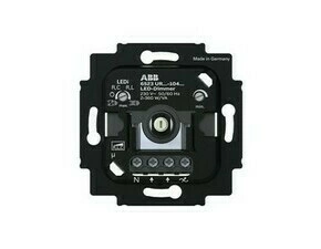 Přístroj stmívače ABB 2CKA006512A0354, otočné ovládání, tlačítkové spínání