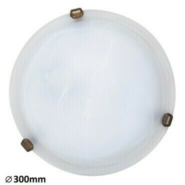 Stropní svítidlo Alabastro bílé alabastrové sklo E27 1×60W RABALUX 3203