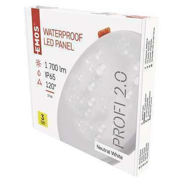 EMOS ZV1152 LED PANEL VES.KR 18W 1530LM IP65 NW