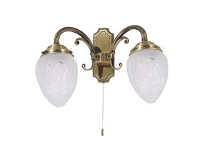 Svítidlo nástěnné RABALUX 8632 ANNABELLA bronzová E14 2x MAX 40W