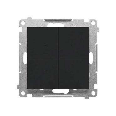Ovladač tlačítkový SIMON TENB1W.01/149, bateriový pro ovl. GO, Control B, Wi-Fi, černá mat
