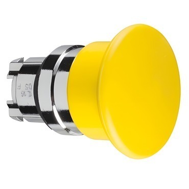 SCHN ZB4BC5 Ovládací hlavice stiskací s hřib. knoflíkem - žlutá