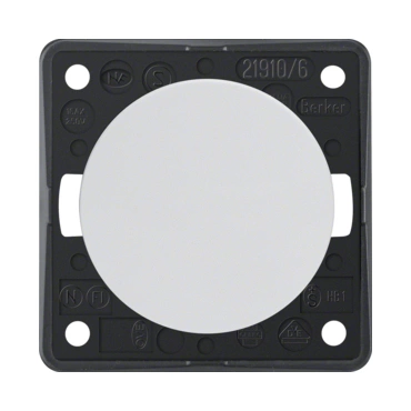 HAG 936562509 Vypínač, kolébkový, řazení 6, 16 AX, 250 V~, šroub. svorky, Integro Flow/Pure, bílá, l