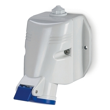 SCAME 513.1653T Zásuvka nástěnná OPTIMA, šikmý box TOP - 513.1653T