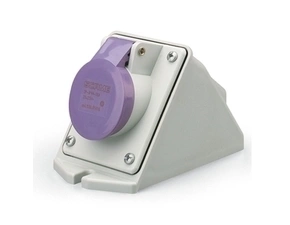 SCAME 530.01610 Zás. nástěnná IEC309 do 50V, šikmý box - 530.01610