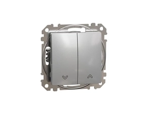 SCHN SDD113114 Sedna D/E - Tlačítkový ovládač žaluzií, Aluminium