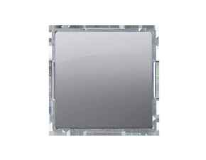 Ovladač rozpínací SIMON BASIC BMPR1.01/21, řazení 1/0, 10 A/250 V~, bezšroubové svorky, ocelová