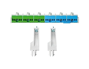 HEN FC PN 30 Svorkovnice PE+N, každá připojení CU 3x 25mm2 + 12x 4mm2, odstraněním propojek možné ro