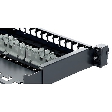 SCHN VDIM11U001 Actassi - 19" Kabelový držák 6 kabelů pro Patch panel, (sada 4ks)
