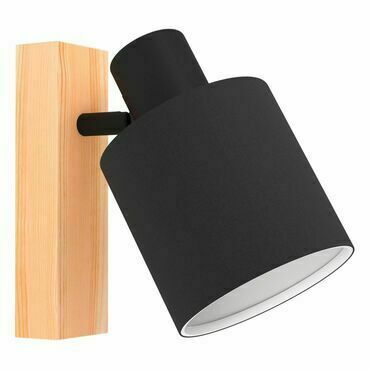 Svítidlo bodové EGLO WL 1 E27 HOLZ SCHWARZ BATALLAS